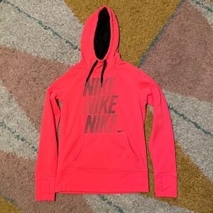 Nike Therma-Fit Pink Pullover Hoodie